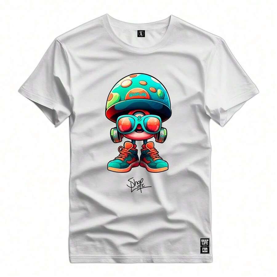 Men T-Shirts - 白色 - 查看 1