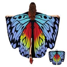 1件彩色披风 旋转蝴蝶披风装饰 蝴蝶披风 欧美肚皮舞披风配饰 户外披风 - 彩色 - 查看 4