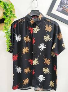 Men Shirts - 黑色 - 查看 1