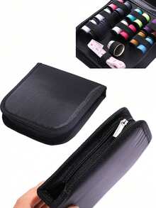 Sewing Kit For Adults And Beginners Needle And Thread Kit With Sewing Accessories And Portable Case For Travel, Family With Scissors, Filled Notions Scissor & Thread - Great Gift, Basic Needle And Thread Kit Essential - Black - View 5