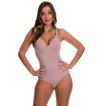 Women Shapewear Bodysuits - 米色 - 查看 2