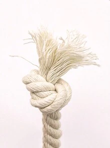 65m/2m 5mm 米色花边绳 绳子 线 手工编织工艺品用品 DIY 编织扭绳 派对家居装饰 - 米色 - 查看 5