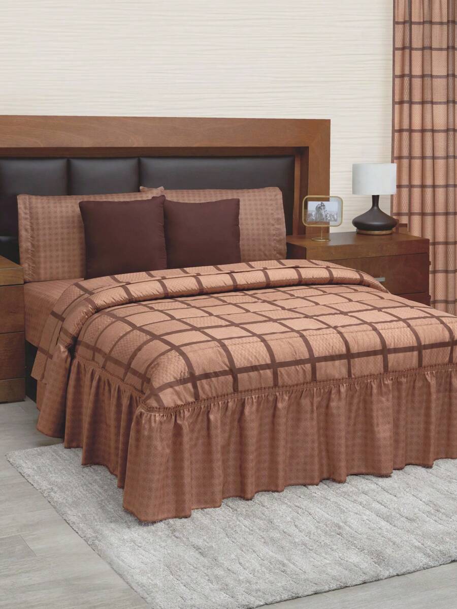 Home Elephant Edrecolcha con Cojines Decorativos King Size - Café integral - Ver 1