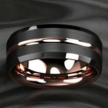 8mm) Unisex Or Men's Stainless Steel Wedding Ring. The Best Holiday Gift Ring For Favorite People