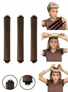 Set De 3 Accesorios Para El Cabello, Rizadores Sin Calor, Herramientas Para Rizar El Cabello, Rizadores De Banda De Goma, Herramientas De Estilo Para Dormir, Rulos De Espuma Para Mujeres,herramientas para el cabello