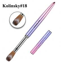 #8-#18 Gradient Kolinsky Acryl Nagelbürste