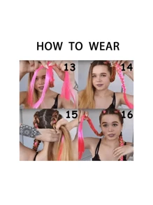 Perience 22 Inch Bouncy Braiding Hair Pre Stretched, Easy Braid French Curl Braids, Lightweight Synthetic Wavy Hair Extensions For Braids - Piano Color - View 5