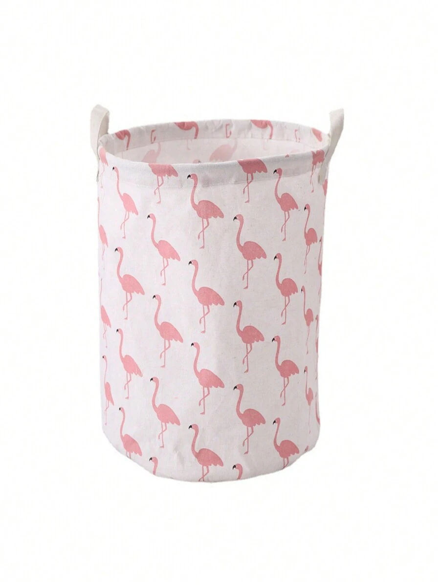 1 件家用大容量脏衣服收纳篮洗衣篮洗衣服篮浴室收纳篮篮子收纳篮可折叠洗衣篮 - 粉色 - 查看 1