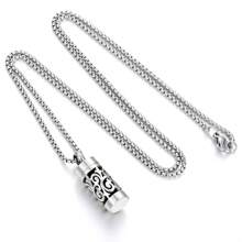 2024年新款不銹鋼香薰頸鍊，香水精油擴散器吊墜項鍊吊墜珠寶，香氣頸鍊 - 銀色 - 查看 16