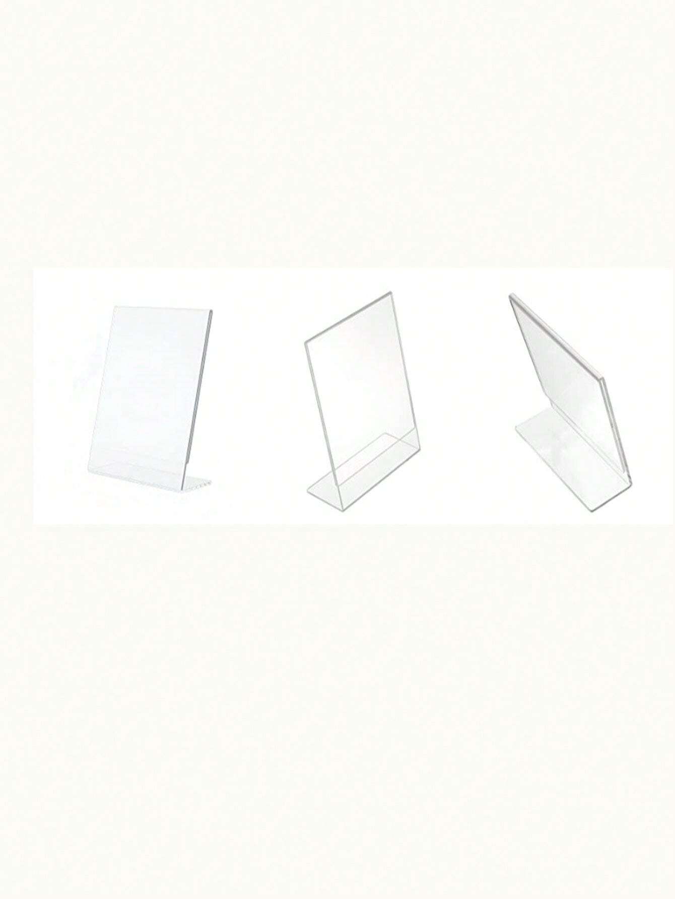 A4 Acrylic Sign Holder,LShape Vertical Slant Back A4 Perspex Display