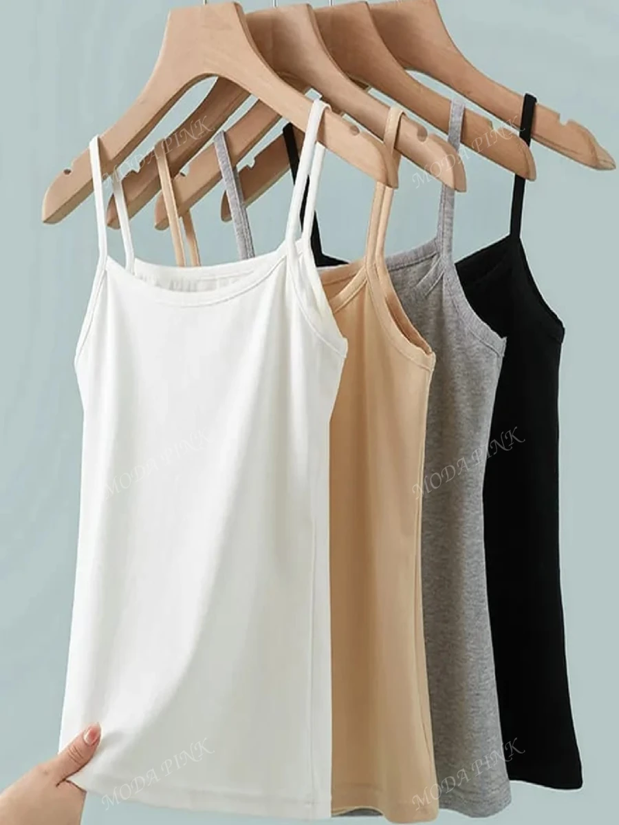 paquete de 4 blusas de tirantes