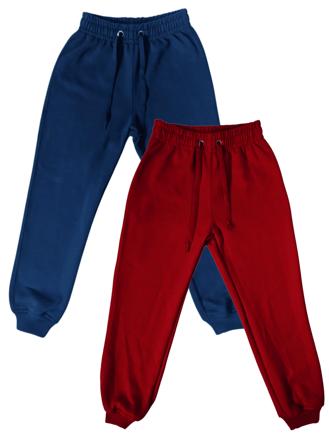 KIT 2 CALÇAS MOLETOM INTANTIL UNISEX - Azul Marinho - Visão 1