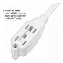 Extensión Eléctrica Doméstica, 5M,Blanca,multicontacto - Más - Ver 4