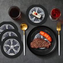 16pcs Tire Shaped Paper Napkin For Racing Themed Party Two Fast, 2-Ply,Christmas - Tire Tissue - View 5