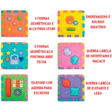 Large Educational Cube Shapes Fitting Educational Toy - 彩色 - 查看 3