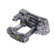 Ancient Roman Column Ruins European Castle Ornament - Add A Touch Of History To Your Aquarium Decorations! - Multicolor - View 5