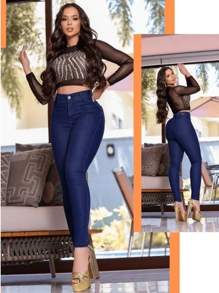 Women Jeans - Màu xanh lam - Xem 1