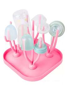 Bandeja De Secado Para Escurridor De Biberones Desmontable - Rosa - Ver 2