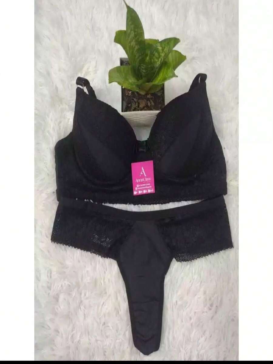 Women Sexy Lingerie Sets - màu đen - Xem 1