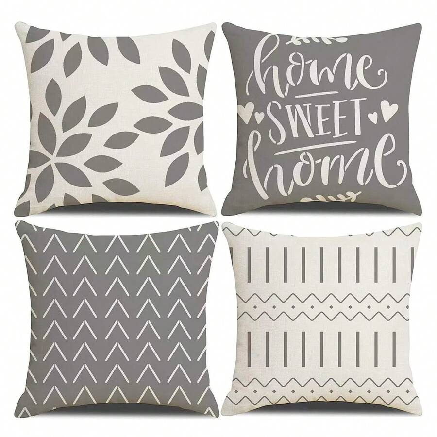 Cushion Cover - Grey - View 1