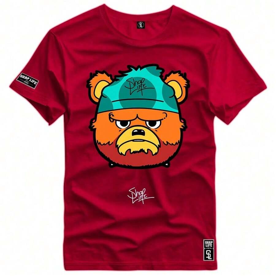 Men T-Shirts - Maroon - View 1