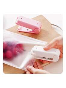 Mini Sellador De Paquetes, Máquina De Sellado Portátil - Multicolor - Ver 7