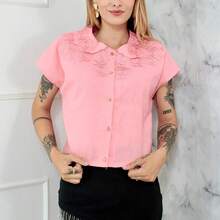 Women Blouses - Rusty Rose - View 5