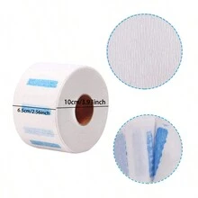 5pcs Neck Protection Stripes, Disposable Barber Paper Neck Strips, Hairdressing Neck Tape Hair Wrap Strips - White - View 2