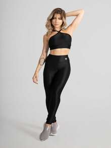 Women Sports Leggings - 黑色 - 查看 4