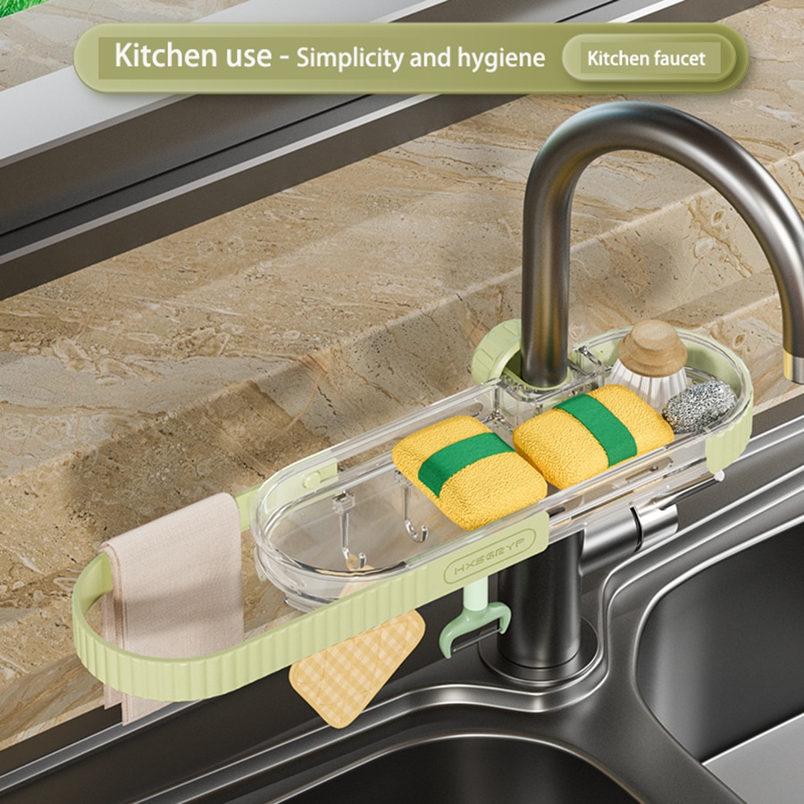 Modern Plastic Hanging Sink Caddy For Bathroom And Kitchen - 15.3 X 5.1 ...
