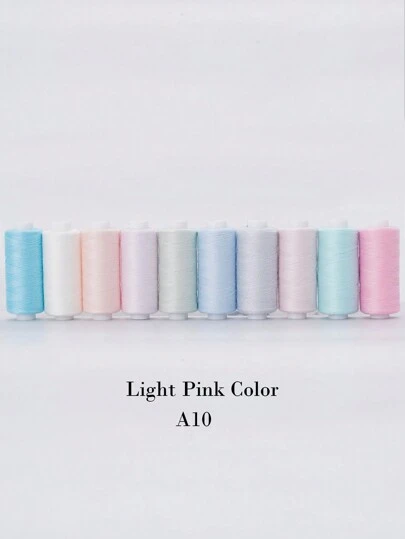 Thread For Sewing Polyester All-Purpose Sewing Threads 10 Colors 400Yards Sewing Thread Machine And Hand Stitching Dark Blue, Light Blue, Navy Blue(Various Options)