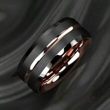8mm) Unisex Or Men's Stainless Steel Wedding Ring. The Best Holiday Gift Ring For Favorite People