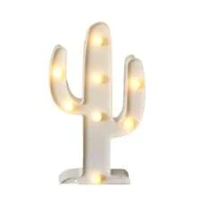 Decorative Led Light Lamp Cactus Cactus - 白色 - 查看 1