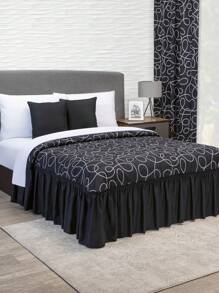 Home Elephant Edrecolcha con Cojines Decorativos King Size - Negro - Ver 1