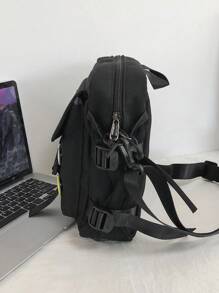 战术腰包 户外徒步腰包 跑步运动功能包 骑行包 臀包 多功能工具肩带包 男士款，情人节礼物，情人节 - 黑色 - 查看 9