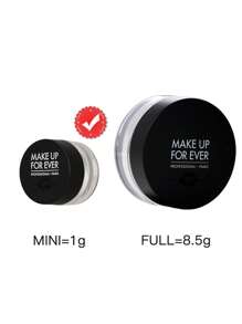 MAKE UP FOR EVER [Mini] ULTRA HD MICROFINISHING LOOSE POWDER 1g / 超模糊和光扩散的定妆粉，为所有肤色、在任何光线下打造未经过滤的完美妆容。/ 使用空气般散粉体验极致完美肌肤