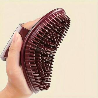 1pc Scalp Massage Brush Portable Shampoo Brush Shower Brush Meridian Gua Sha Massage Brush Hair Brush Comb, Back To School, Travel Holiday Essentials, Hair Accessories For Women, Brush, Hair Brushes, Edge Brush, Brush Hair, Hair Comb, Comb Hair, Detangling Brush, Ball Brush, Mini Hair Brush, Hair Brush Set, Wooden Comb, Hair Brush, Comb, Slick Back Brush, Hairbrush, Edge Brush, Brush Hair, Hair Comb, Hair Brush Set, Comb Hair, Mini Hair Brush, Detangling Brush,Hair Products, Hair Tools, Hair Stuff, Hair Care, Curly Hair Brush, Barber, Barber Accessories, Hairdressing Equipment,Travel Essentials,Travel Essential,Hairstyle,Hairdressing,Hair Brush,Slick Back Brush,Styling Brush,Curly Hair Brush,Edge Brush,Hair Comb,Brush Hair,Hair Brush Set,Comb Hair,Comb For Curls,Detangling Brush,Hair Brush For Women,Hair,Travel,Hair Products,Hair Tools,Hair Stuff,Barber,Barber Accessories,Barbershop,Hairdressing Equipment