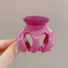 1入棕色鉤夾，適用於日常通勤及休閒穿搭 - 棕色 - 查看 10