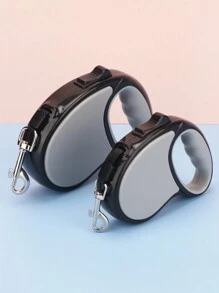 1 Pieza De 3m/5m Correa Retráctil Para Mascotas Automática Resistente A Rayones Con Colores Tipo Macaron Y Cubierta De Carcasa Con Textura Mate