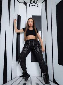 Women Pants - màu đen - Xem 4