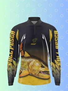 Men Sun-Proof Jackets - Màu vàng - Xem 2