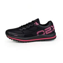 Women Wedge Sneakers - Màu Hồng Tươi - Xem 4