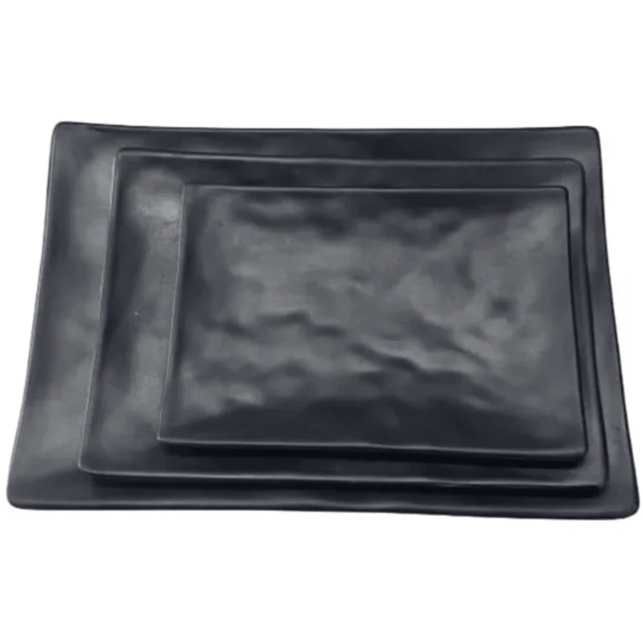 Platos De Melamina En Forma Cuadrada, Rectangular Y Redonda, Varios Medidas Y Diseños, Platos Elegantes De Alta Calidad Y Buen Precio - Rectangular - Ver 1