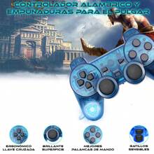 Control Joystick Compatible con PS2 Y PS1 Joystick Control Alambrico PS2 - Azul - Ver 3