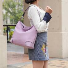 MKF Collection Viviana 2 Pieces Vegan Leather Hobo Bag With Matching Wristlet Wallet For Women's Lightweight Shoulder Bag Set Work Bag Crossbody Daily Use Handbag By Mia K