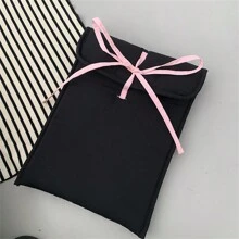 Túi đựng máy tính xách tay và máy tính bảng INS Ballet Style Pink Bow Clip 11 inch Túi bảo vệ iPad 13 inch Túi đựng máy tính xách tay cho lớp học Túi đựng đồ cho giáo viên Túi đựng đồ cho lớp học - màu đen - Xem 7
