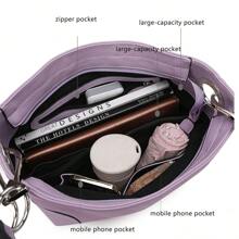 MKF Collection Viviana 2 Pieces Vegan Leather Hobo Bag With Matching Wristlet Wallet For Women's Lightweight Shoulder Bag Set Work Bag Crossbody Daily Use Handbag By Mia K