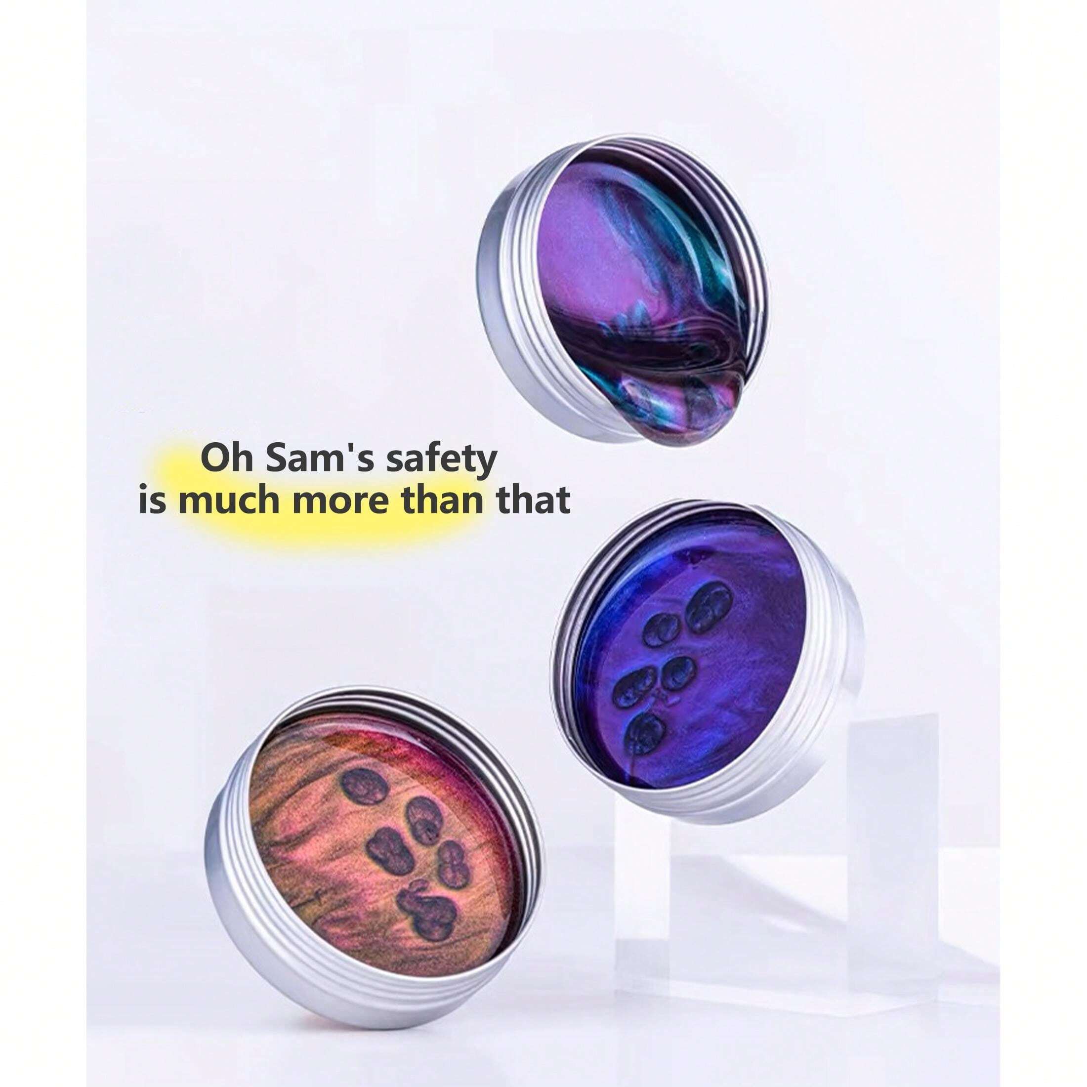 Color Changing High Appearance Crystal Bouncing Putty, NonNewtonian