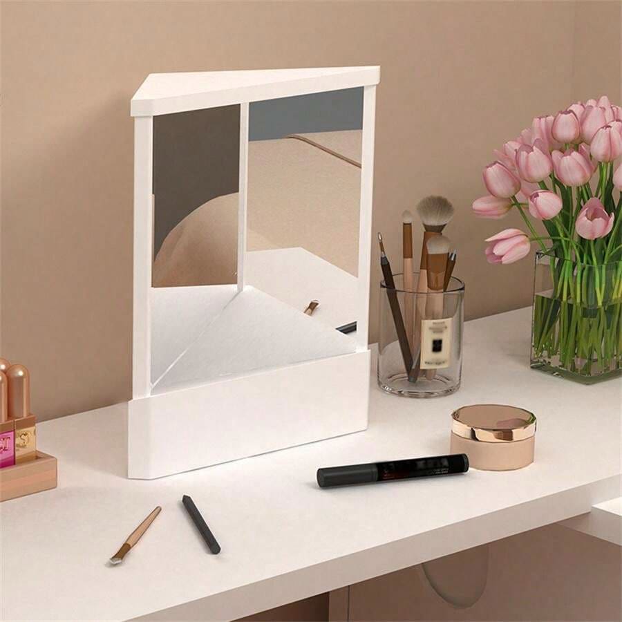 True Mirror With No Reflection, Left-Right Reversed Ivory White And Sakura Pink Colors Available - Ivory - View 1