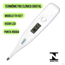 Termômetro Clínico Axilar Digital Febre Th1027 Branco G-tech - Branco - Visão 2